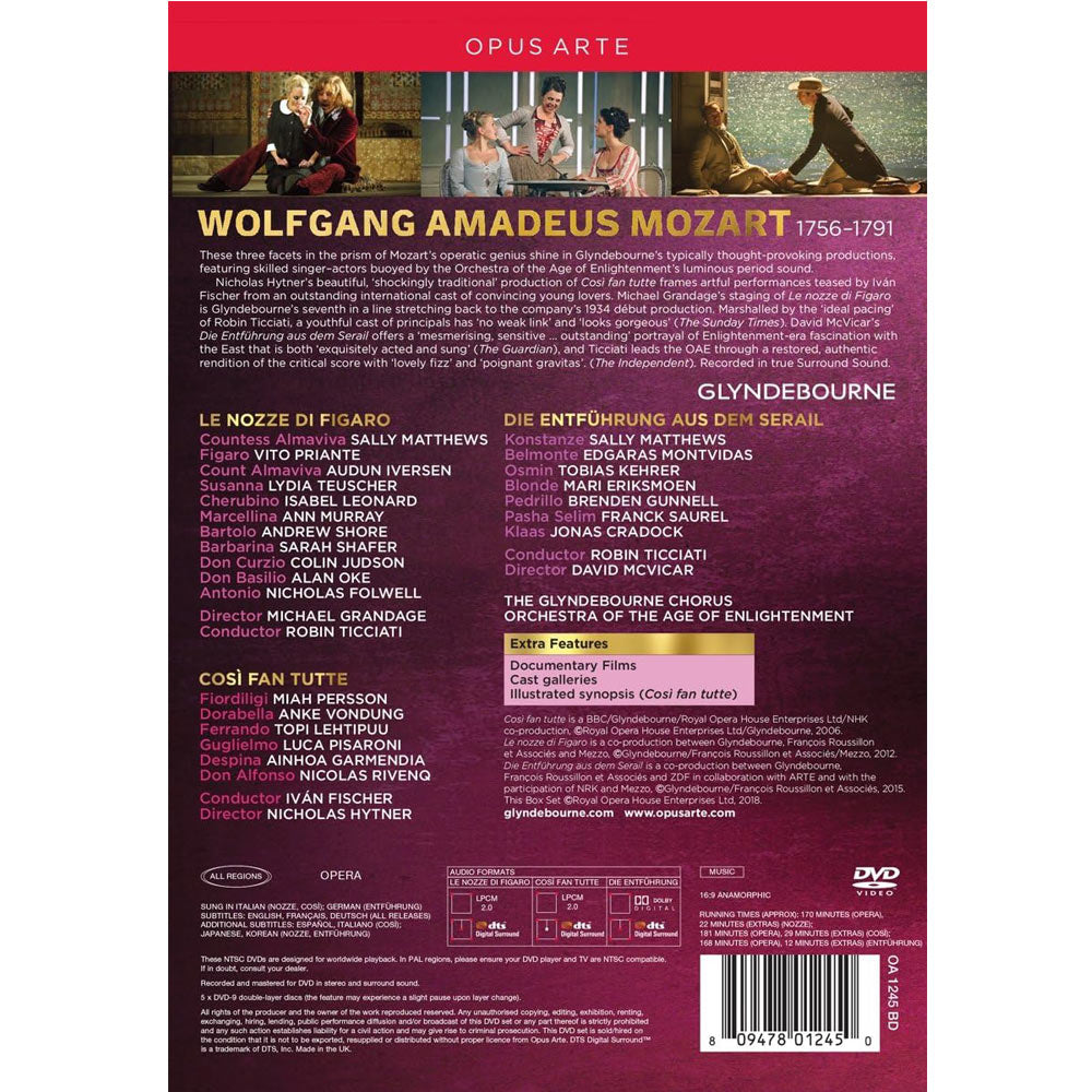 Glyndebourne Mozart Collection DVD