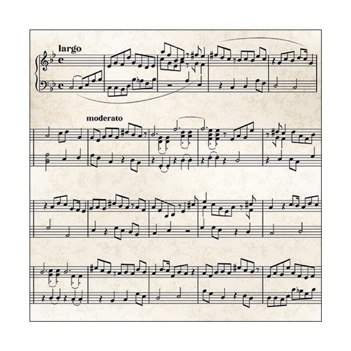 Music Sheet Paper Napkins 