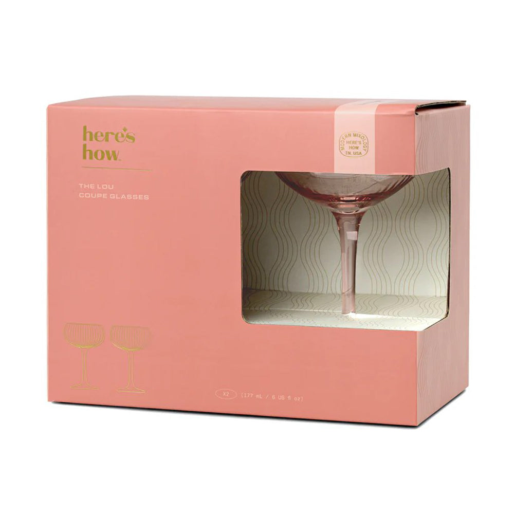 Nude Coupe Glasses