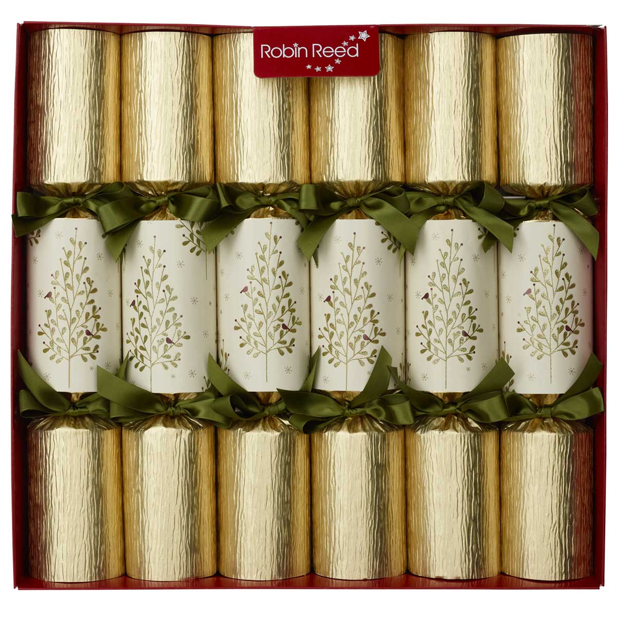 Luxury Olive Tree Christmas Crackers