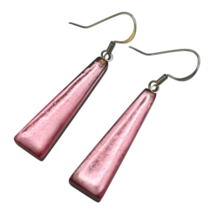 Rose Pinstripe Earrings