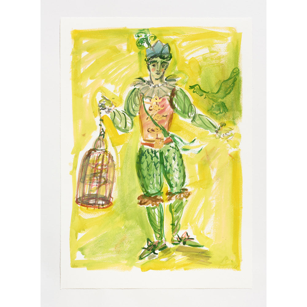 Papageno Print By Luke Edward Hall