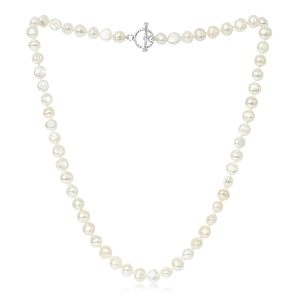 Classic White Pearl Neclace