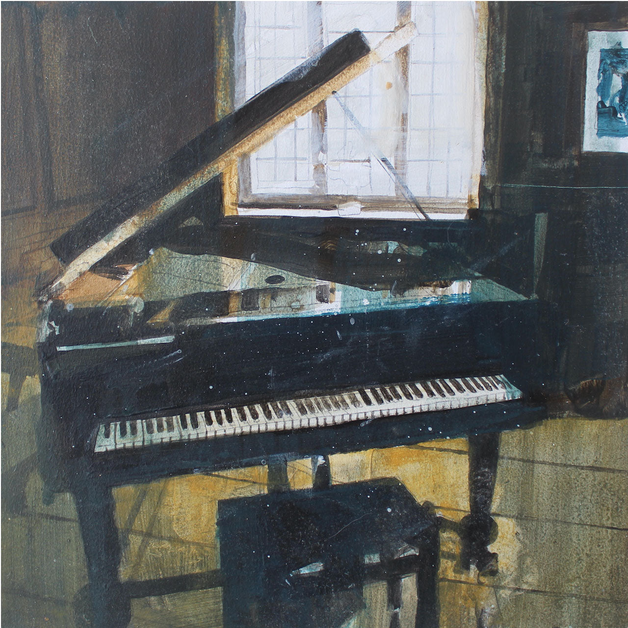 Piano in the old Green room 20.5.23 by Julian Sutherland-Beatson 