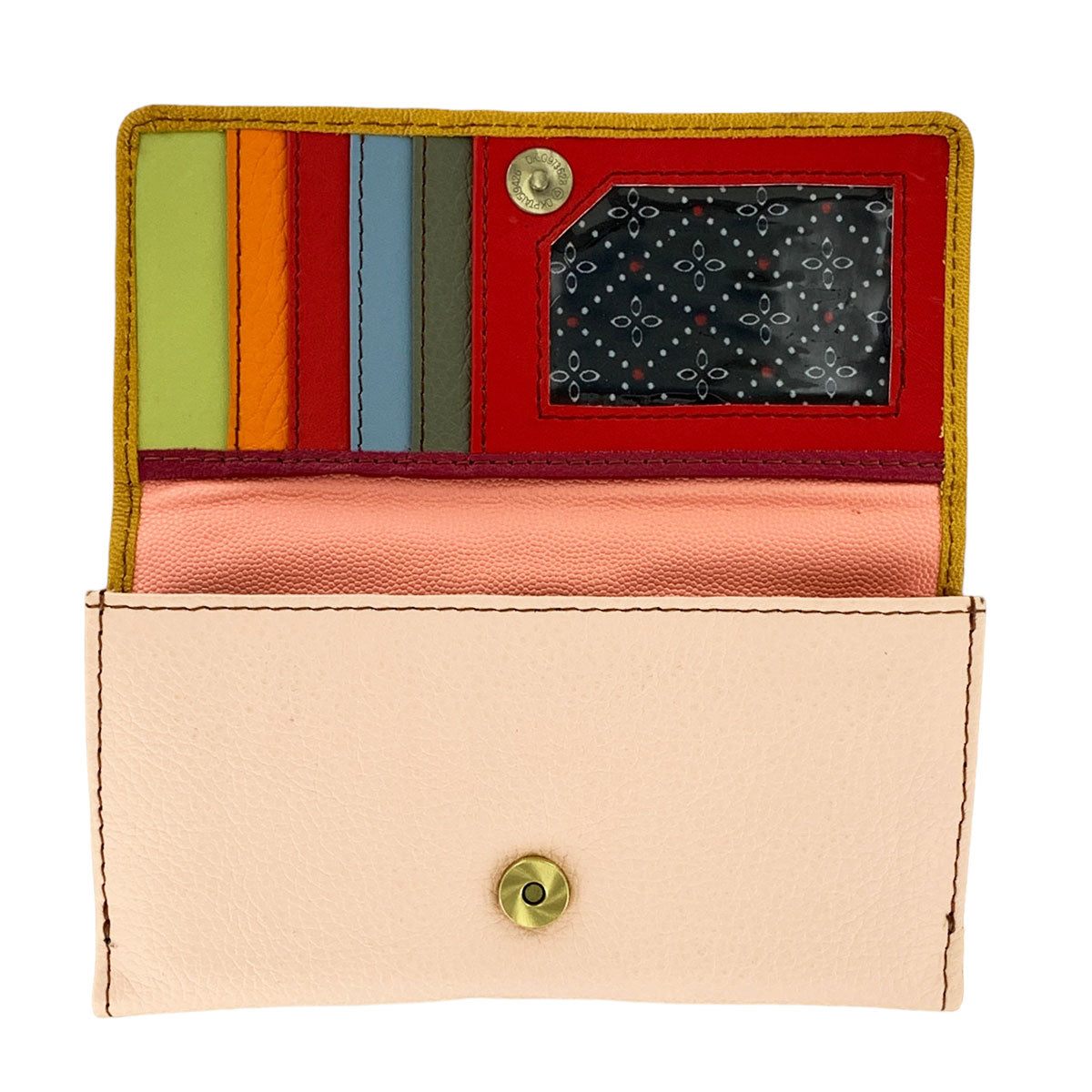 Pink & Leopard Esme Leather Wallet