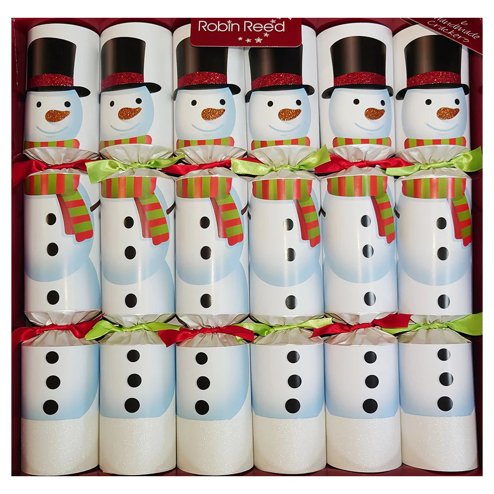 racing snowmen crackers