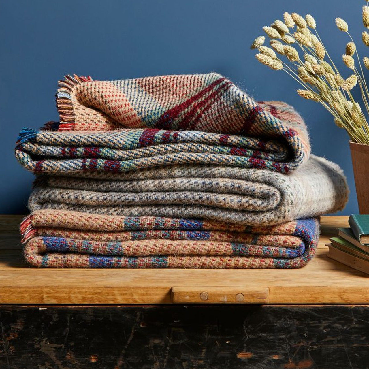 Random Recycled Wool Picnic Rug Glyndebourne Shop