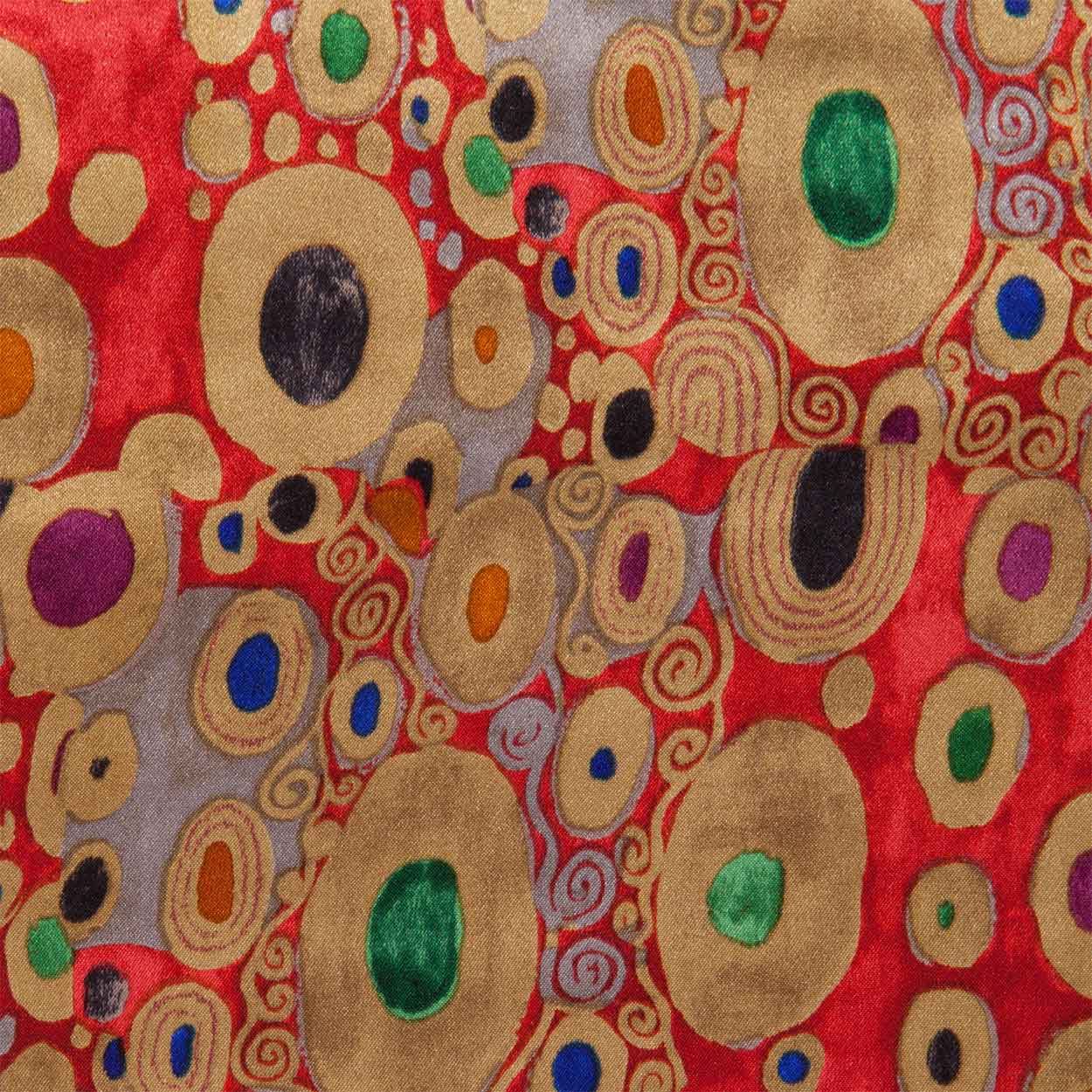 Klimt Red Poshmina Scarf