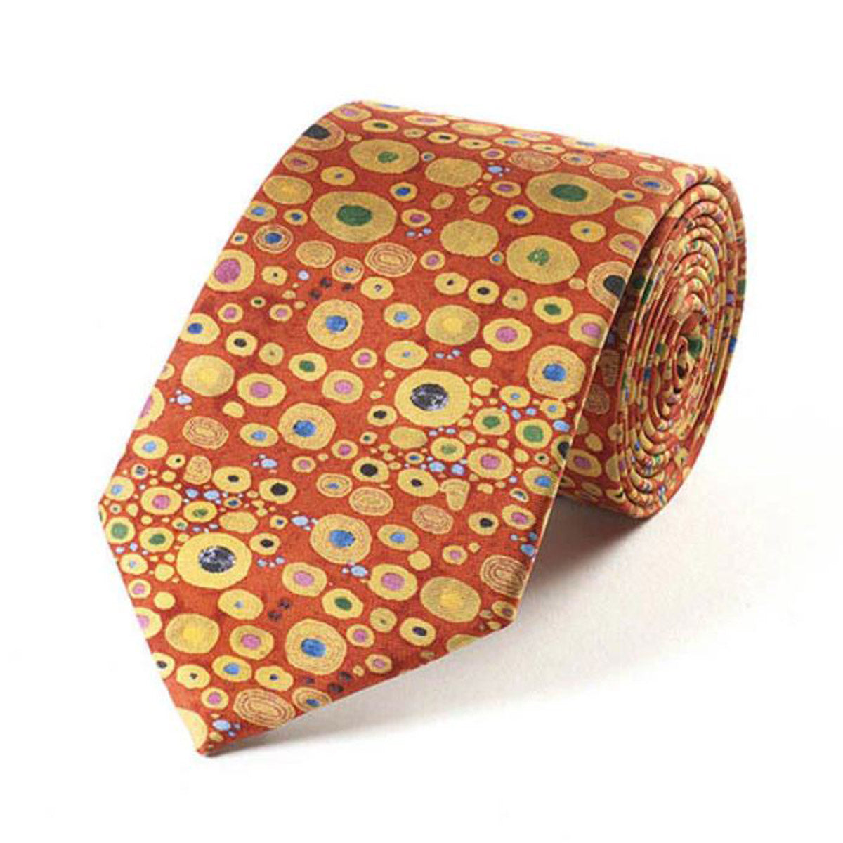 Red Klimt Silk Tie