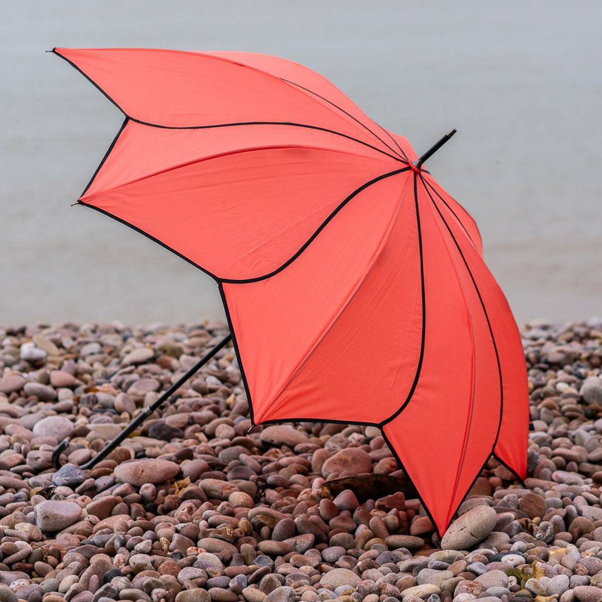 Red Swirl Umbrella