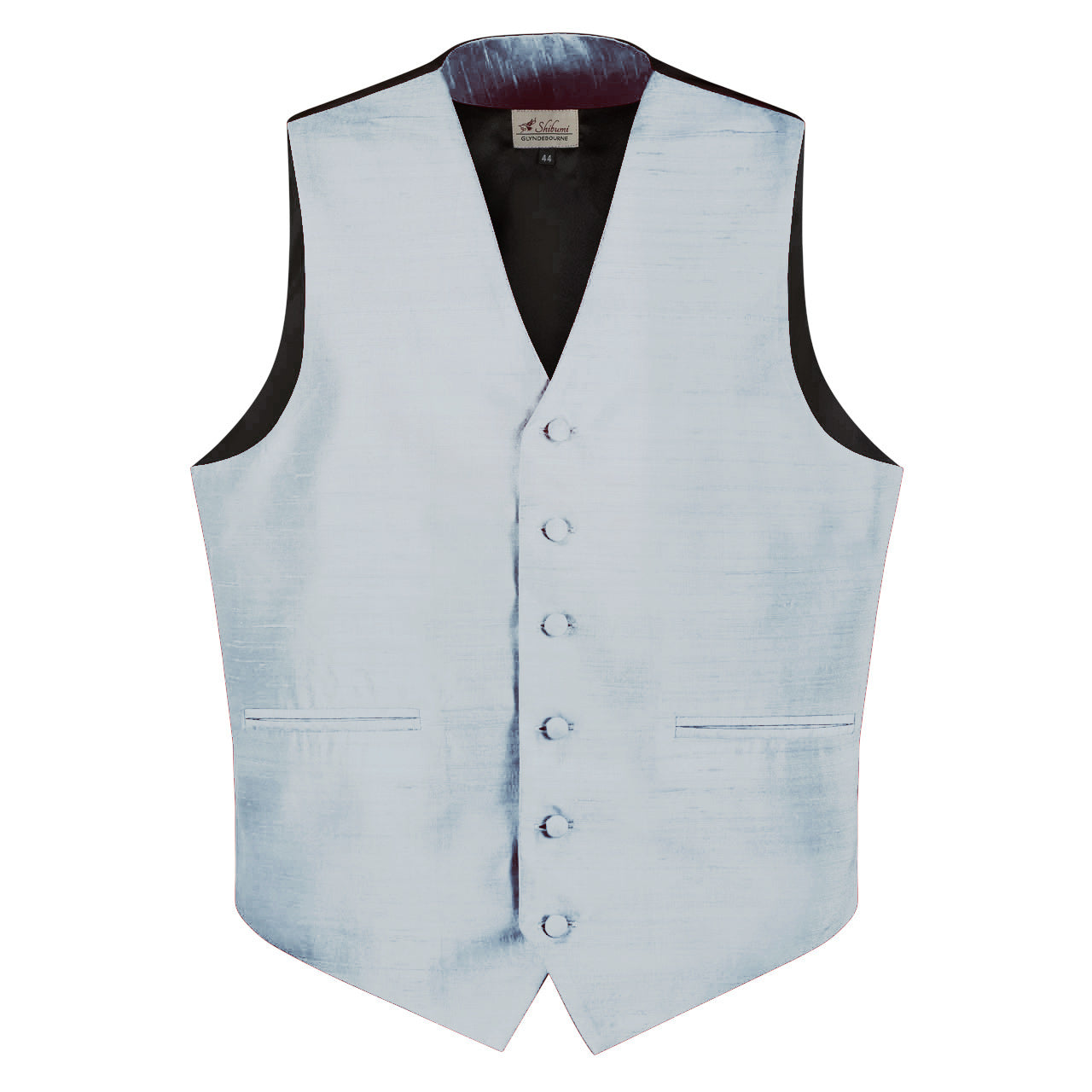 Firle Silver Silk Waistcoat