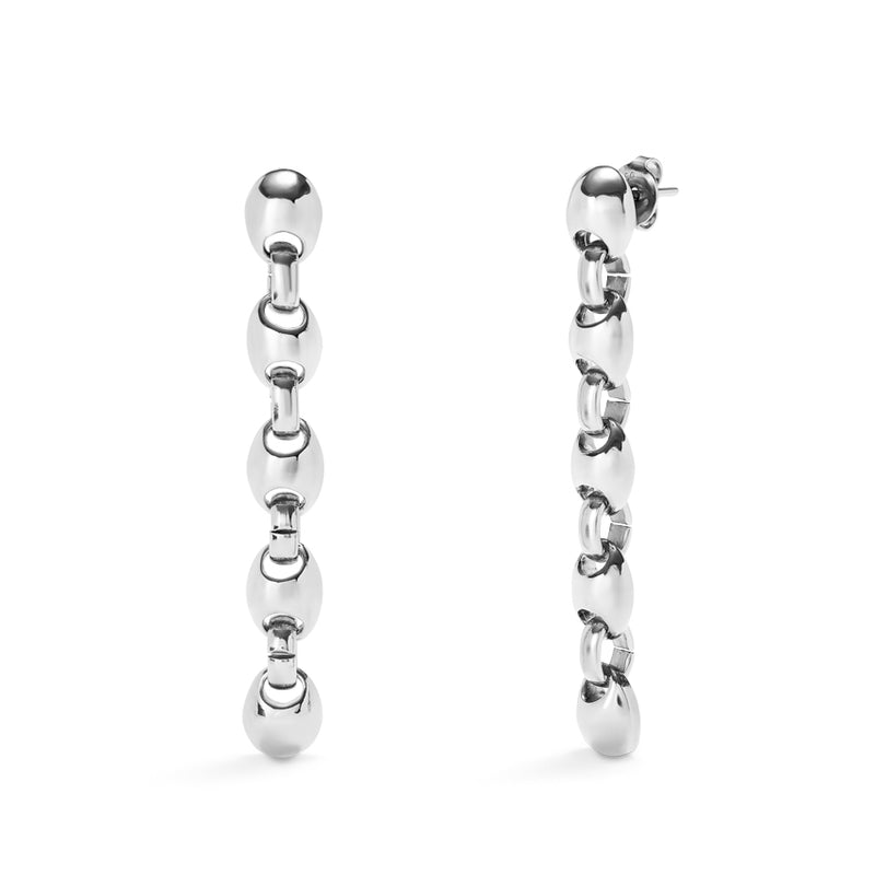Boucles - Double Nugget Earring Silver main image 1