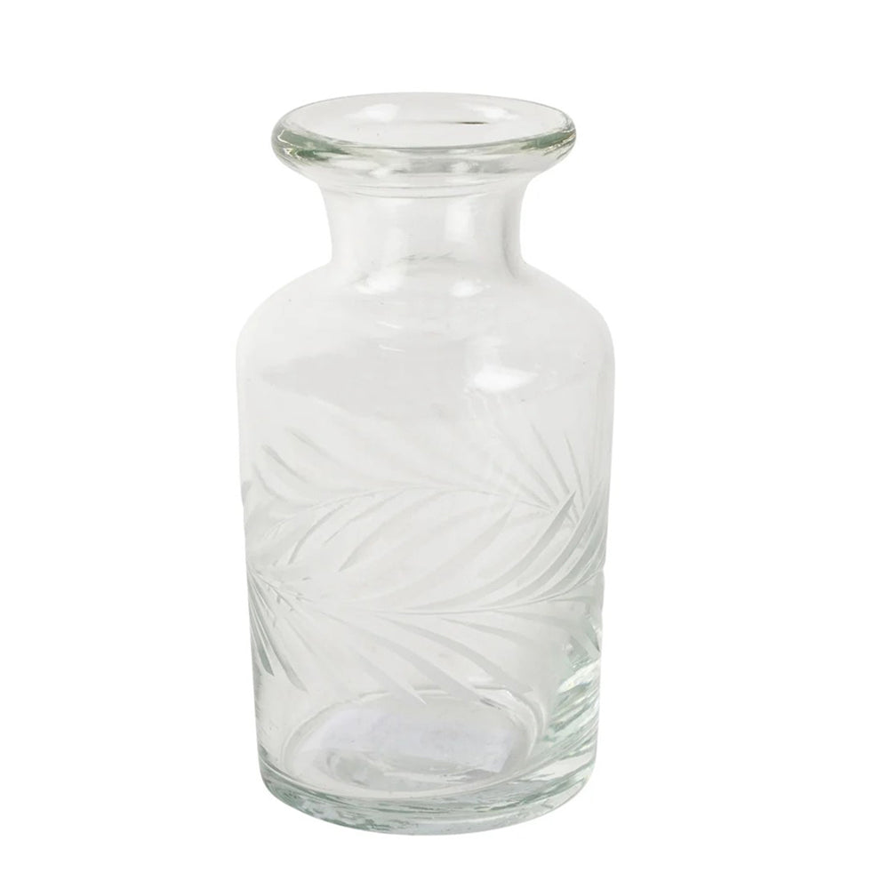 Vintage Style Etched Bud Vase
