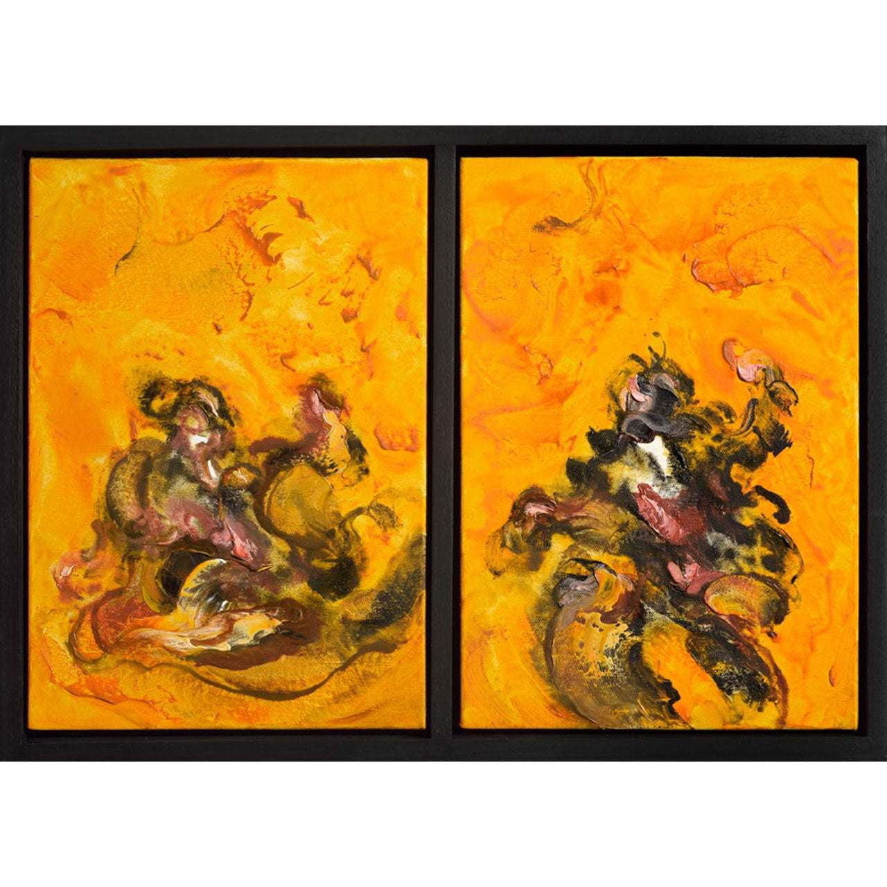'Stage Diptych XII' Postcard by Maggi Hambling Glyndebourne Shop