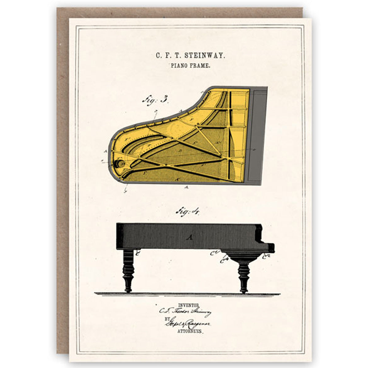 Steinway Greetings Card Glyndebourne Shop