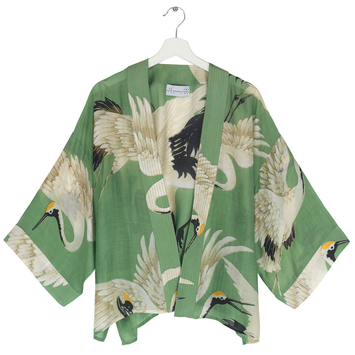 Stork Pea Green Kimono