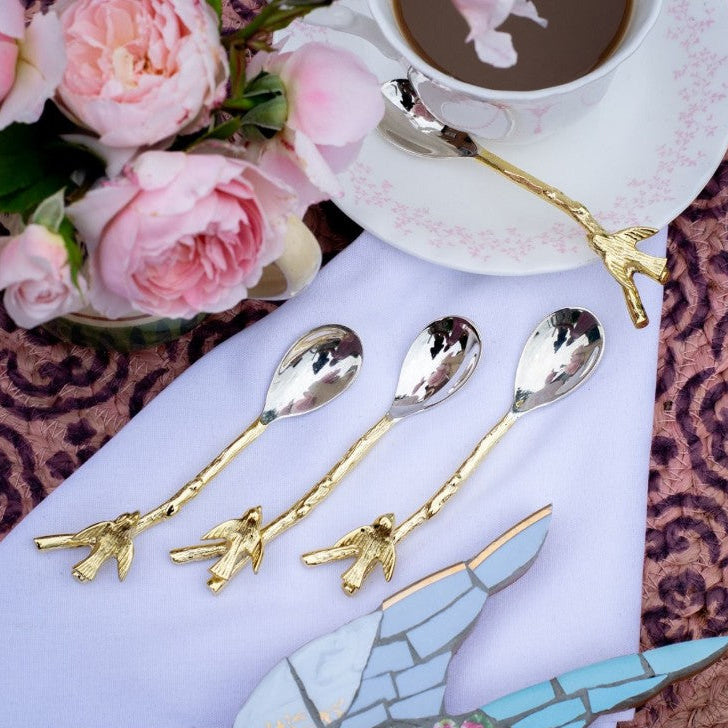Swallow tea spoons