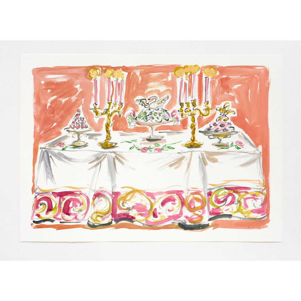 The Banquet Print By Luke Edward Hall