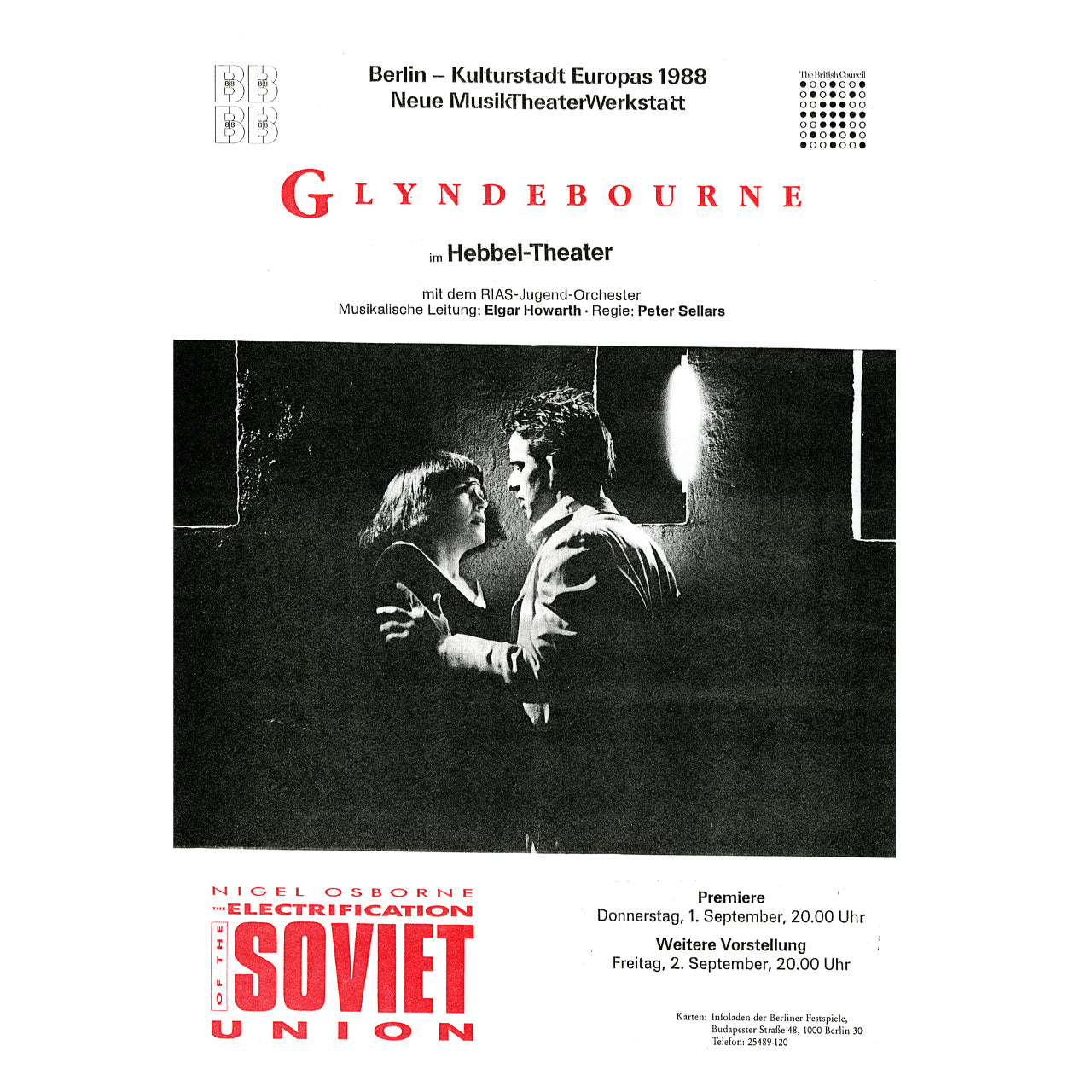 The Electrification of the Soviet Union 1988 Poster Glyndebourne Shop