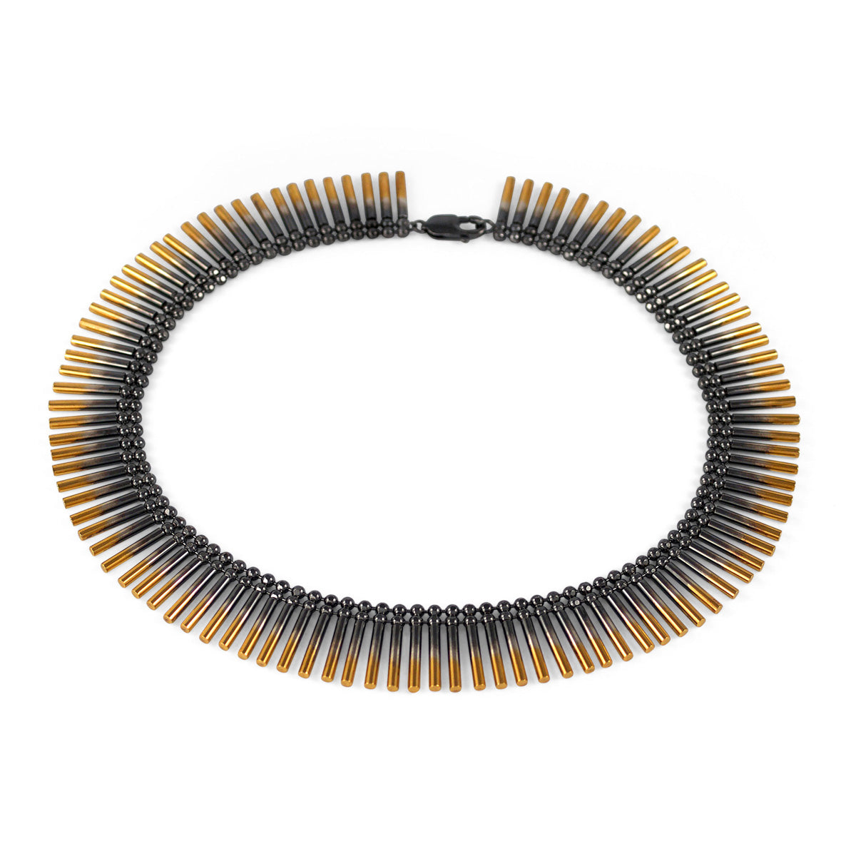 Theda Cleo Collar Gold Tip Necklace