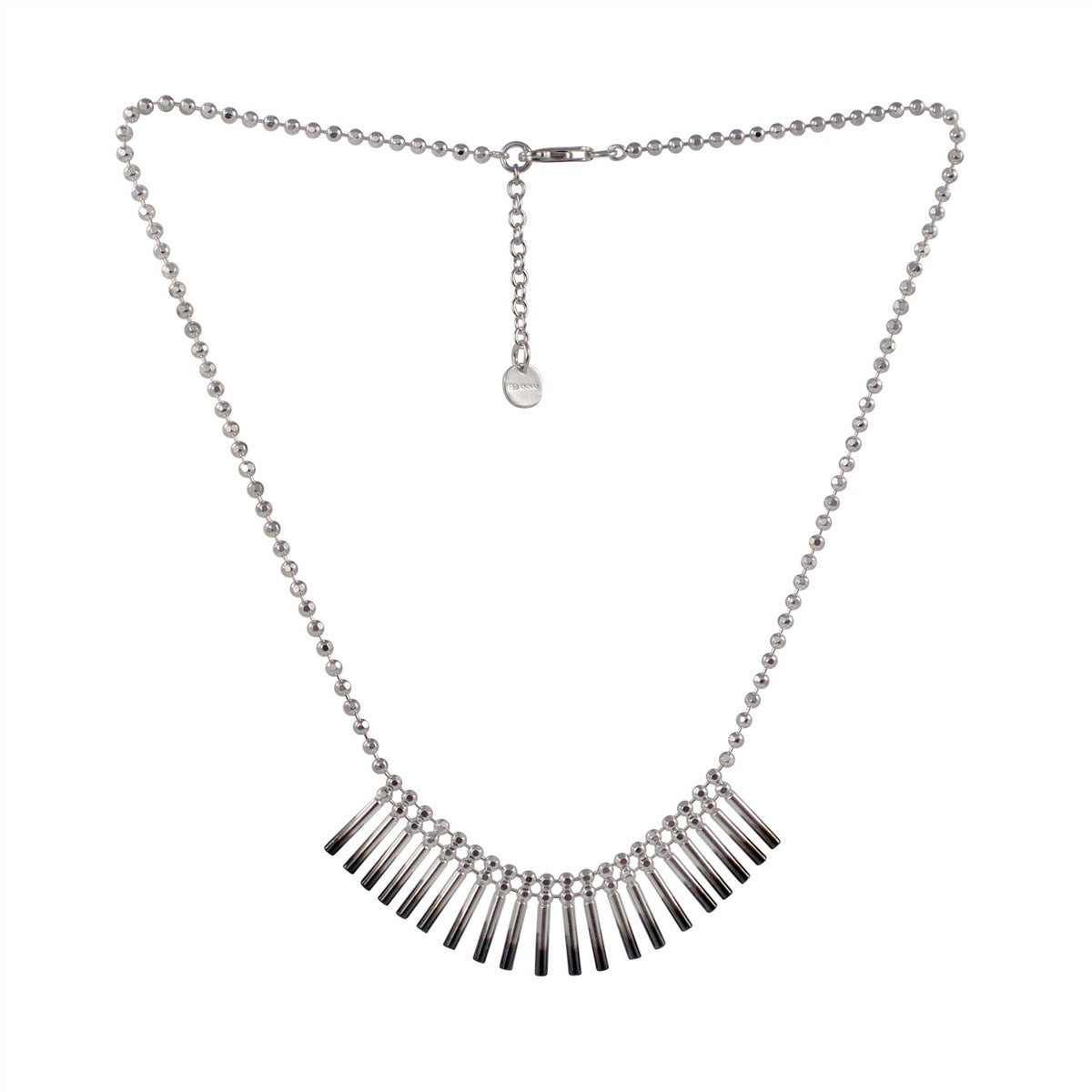 Theda Cleo Silver Tips Necklace