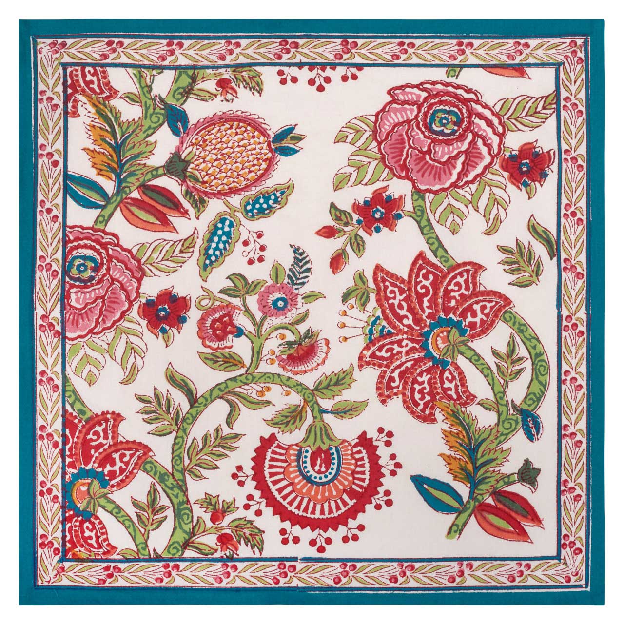 Tortola Flower Cotton Napkin Glyndebourne Shop