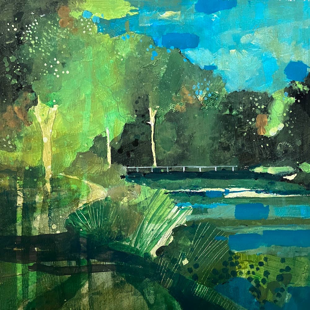 Towards the far end of the Lake 