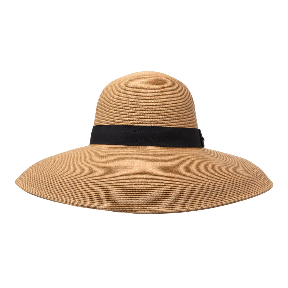 Wide Brim Camel Deborah Hat 