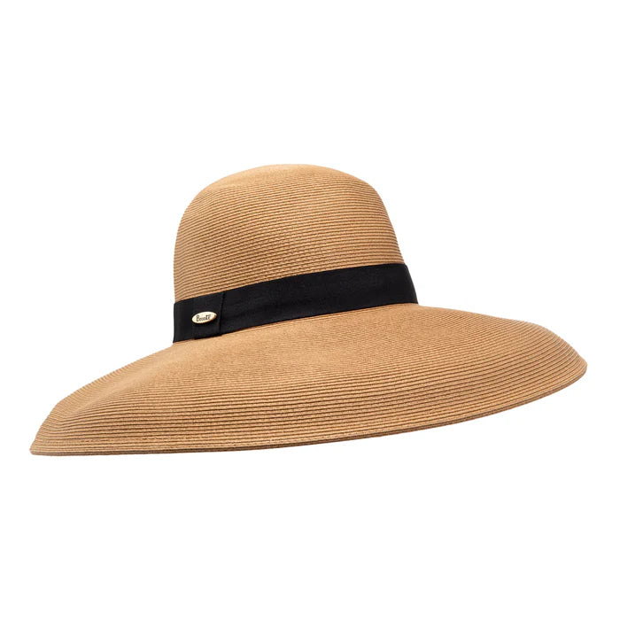 Wide Brim Camel Deborah Hat 