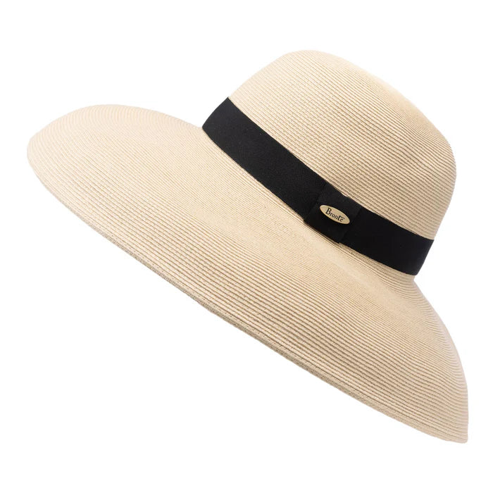Wide Brim Natural Deborah Hat 