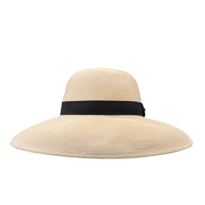 Wide Brim Natural Deborah Hat 