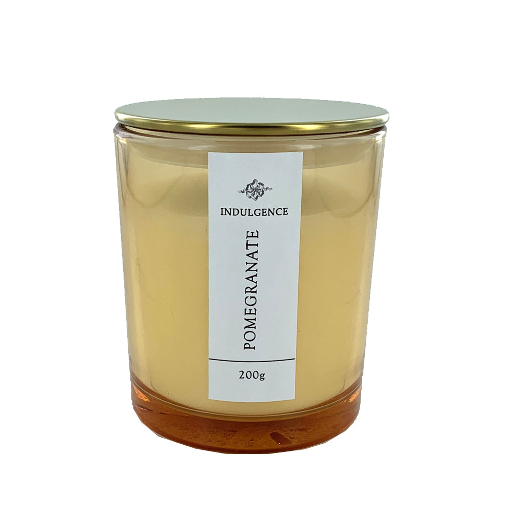 Pomegranate Glass Jar Candle