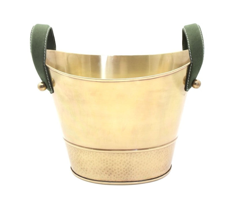 antique brass wine cooler