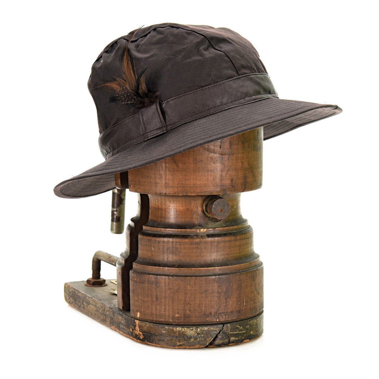 Brown Aussie Wax Hat