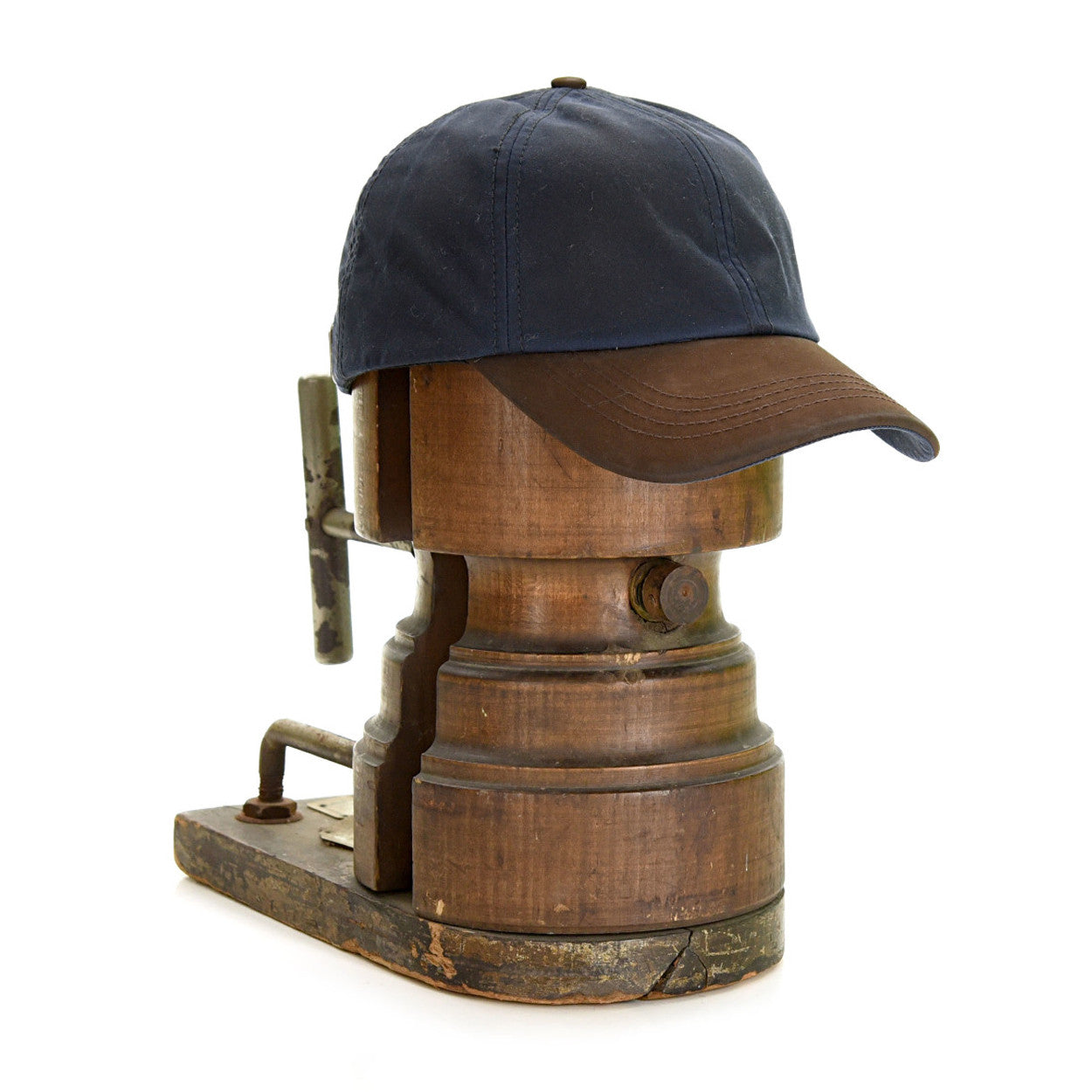 Navy Wax Baseball Cap