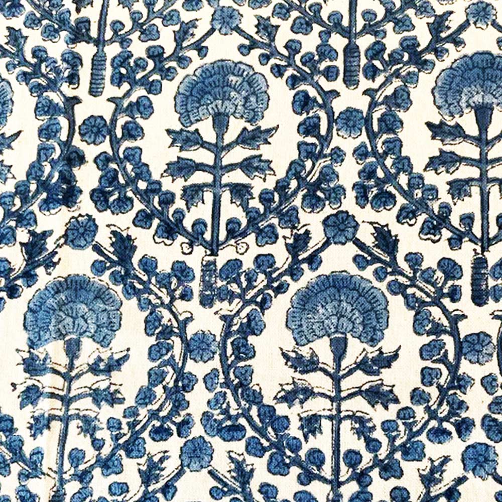 Blue Trellis Cotton Napkin