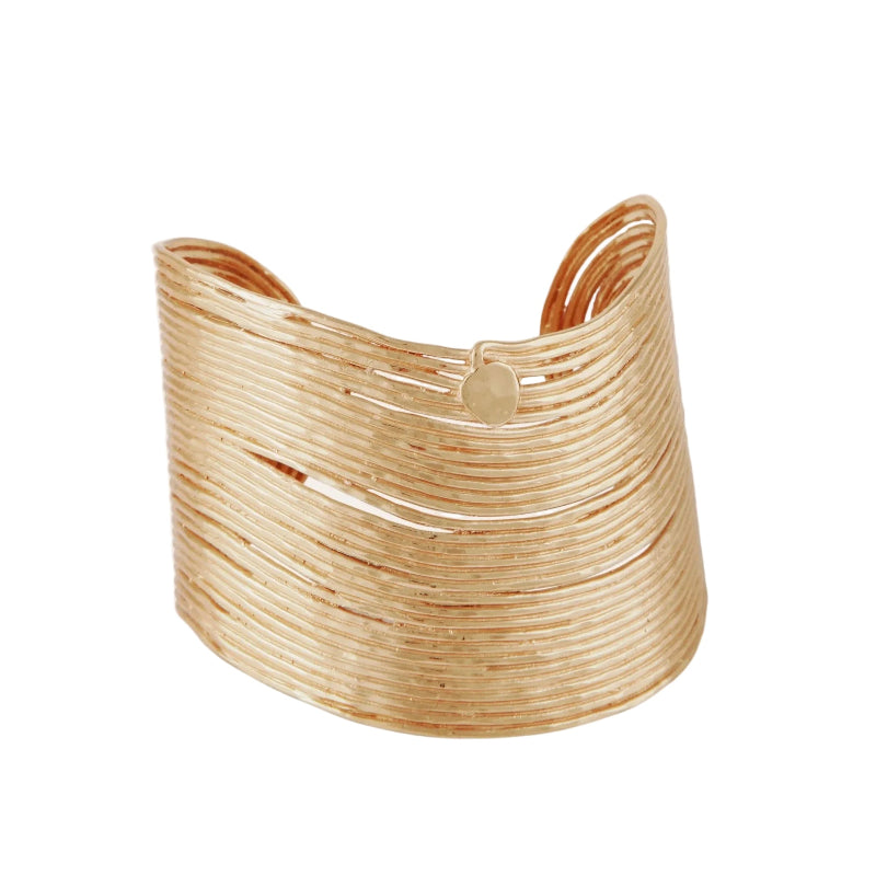 wave gold bracelet