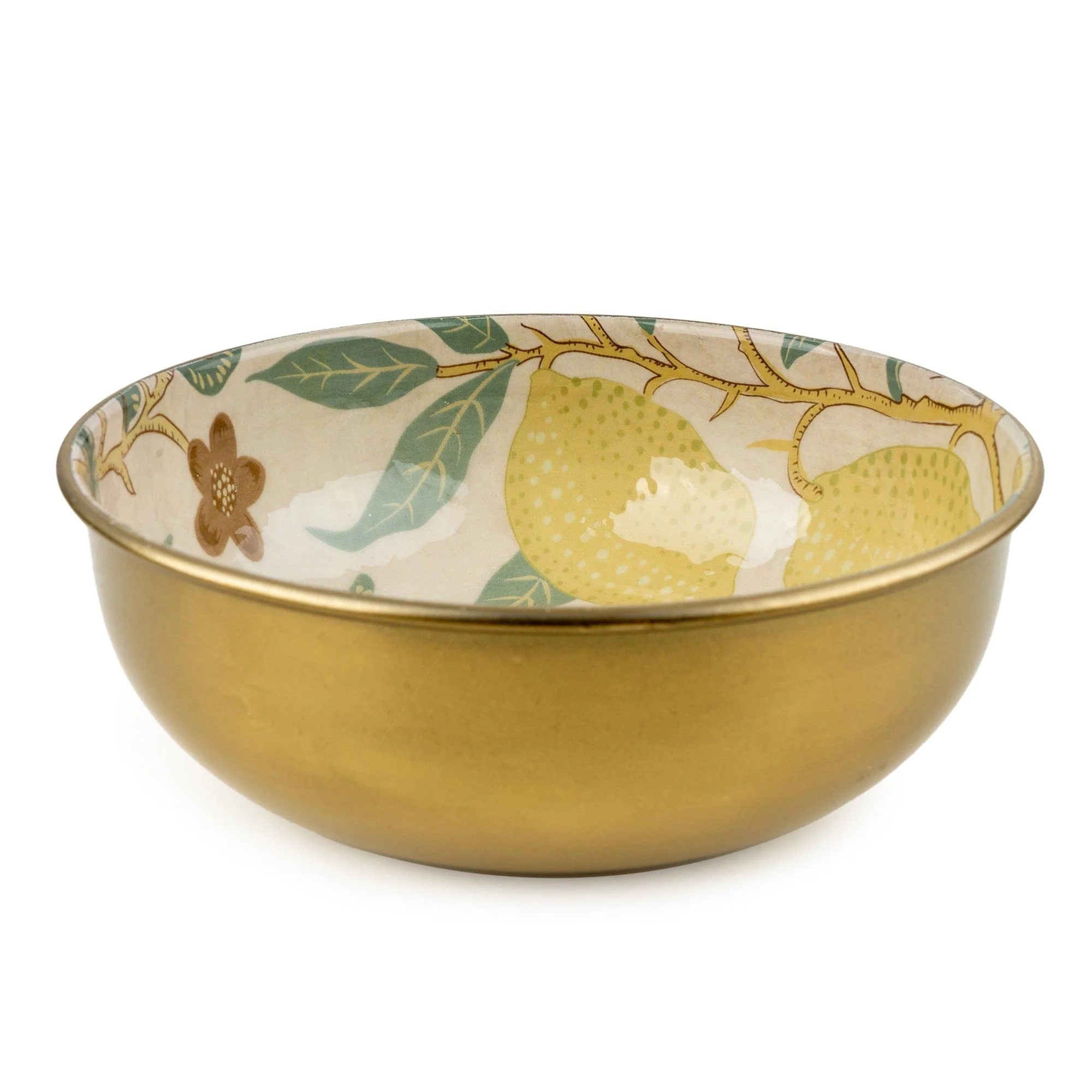 Large Metal  Enamel Fruits Bowl