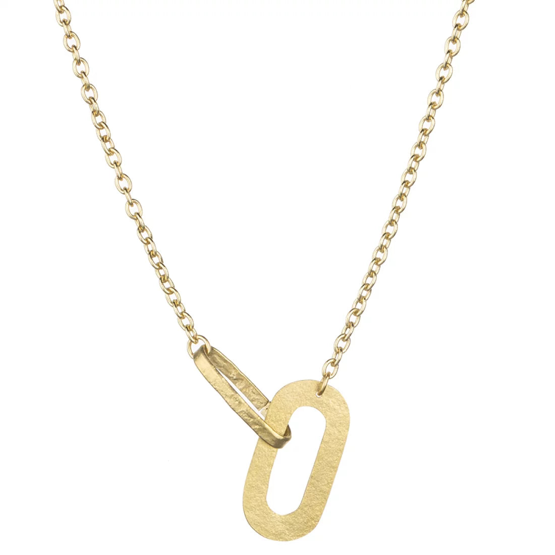 Brass Single Chain Necklace