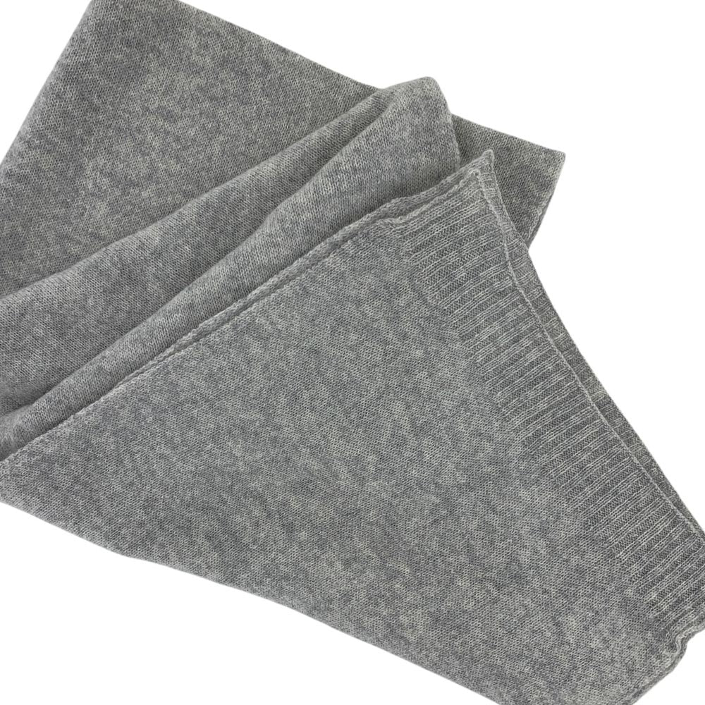Charcoal Pure Cashmere Scarf