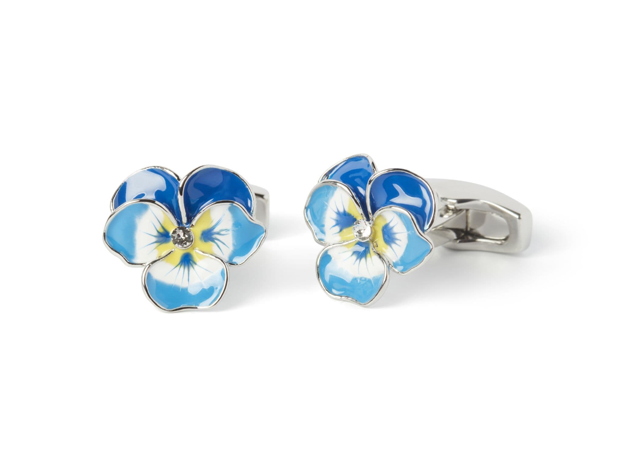 Pansy cufflinks