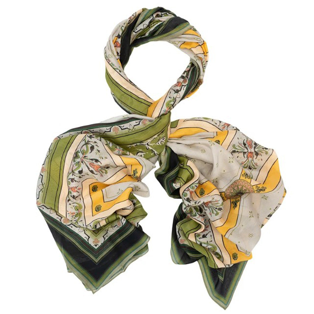 Fleur De Lys Gold Scarf