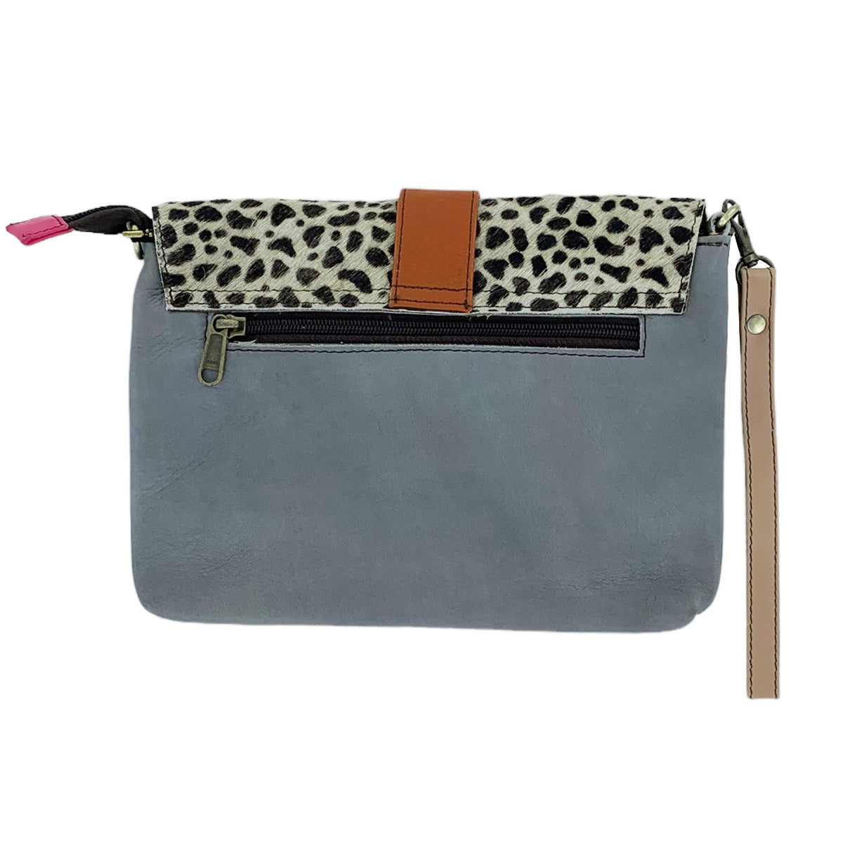 French Blue Saddle Bag