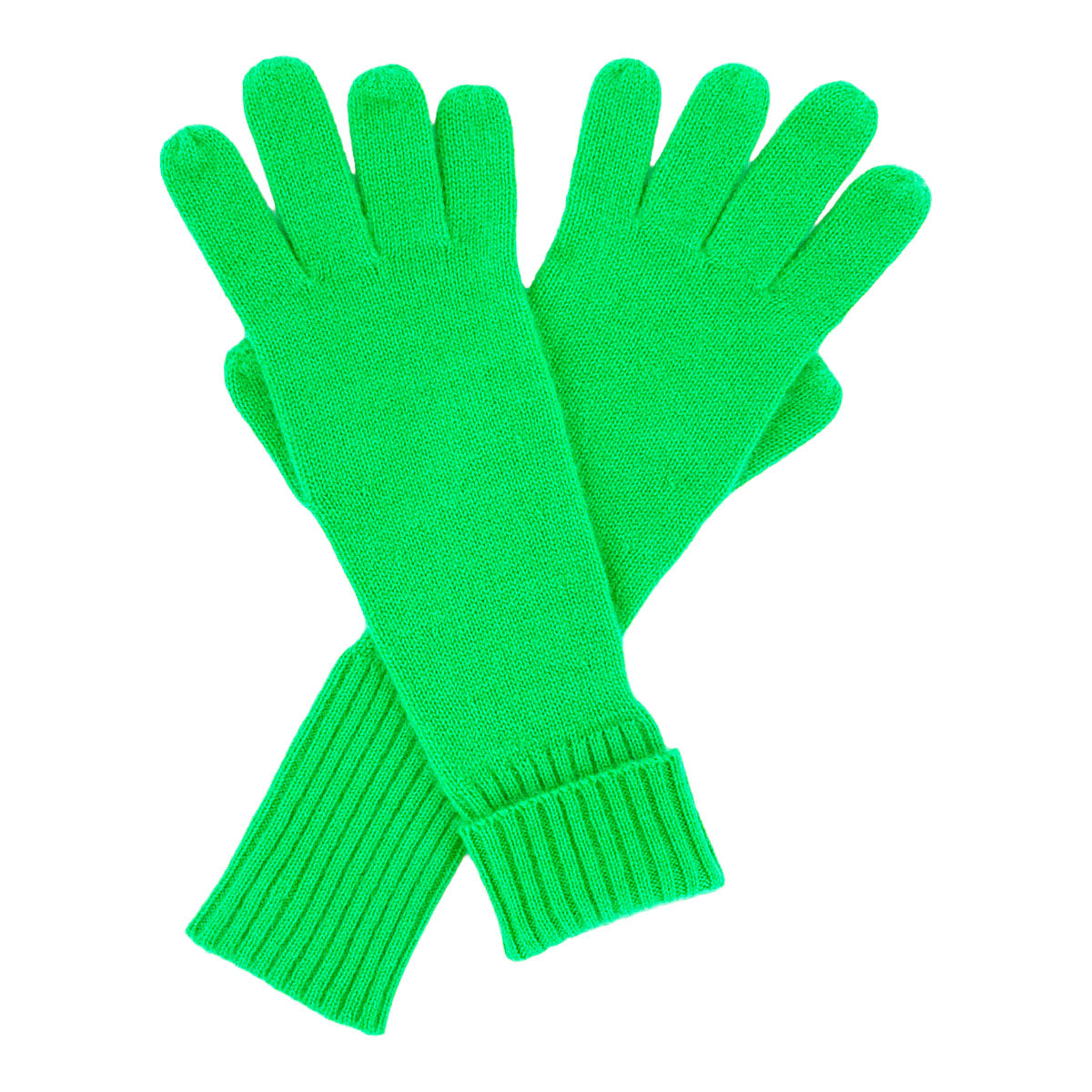 Green Cashmere Gloves