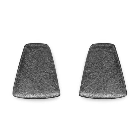 Grey Clip Earrings