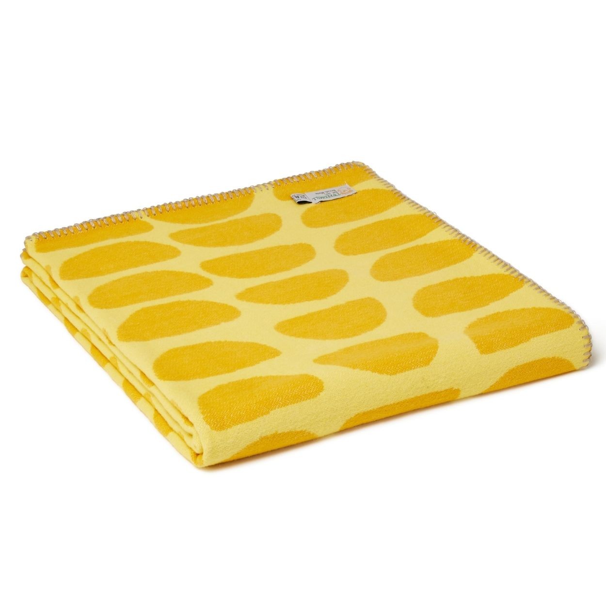 Halfmoon Lemon Cotton Picnic Rug & Throw