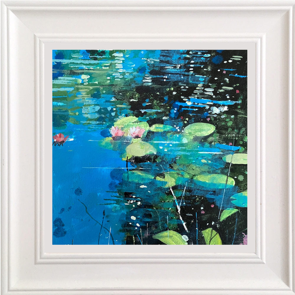 Lilies on the lake By Julian Sutherland-Beatson