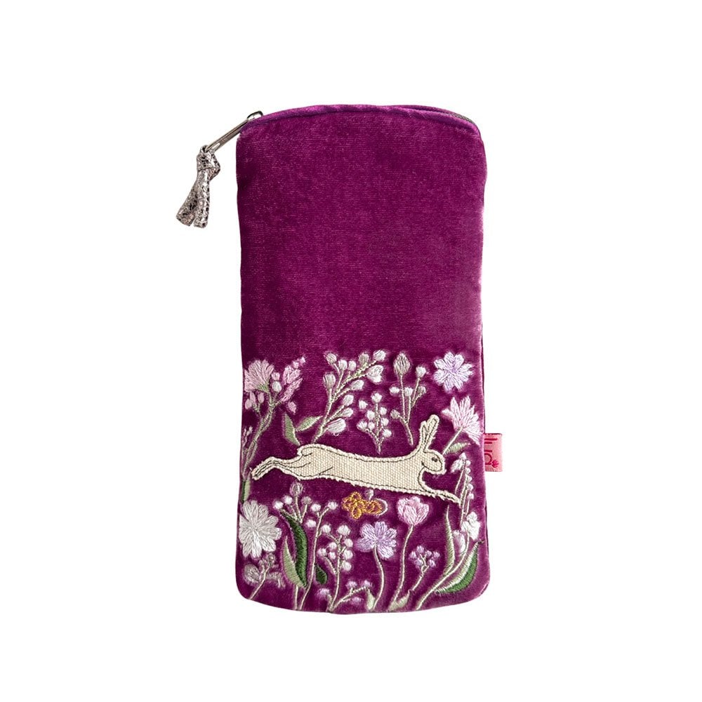Mulberry Hare Velvet Glasses Case