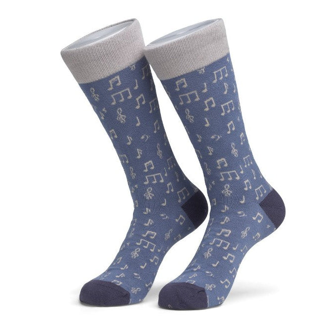 mens socks music notes