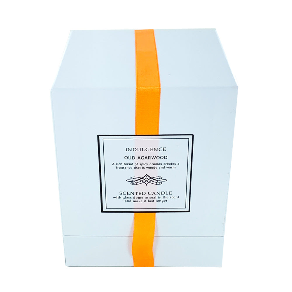 Oud Agarwood Candle & Cloche Set
